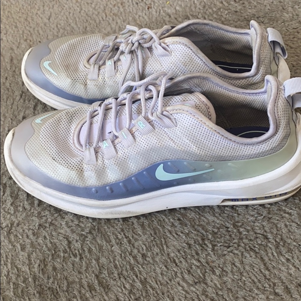 This is a fairly used purple grey Nike Air Max